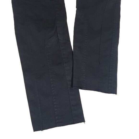 Zara Basic womens Cargo pants black color size 4 two front pockets with zipper - Picture 11 of 12